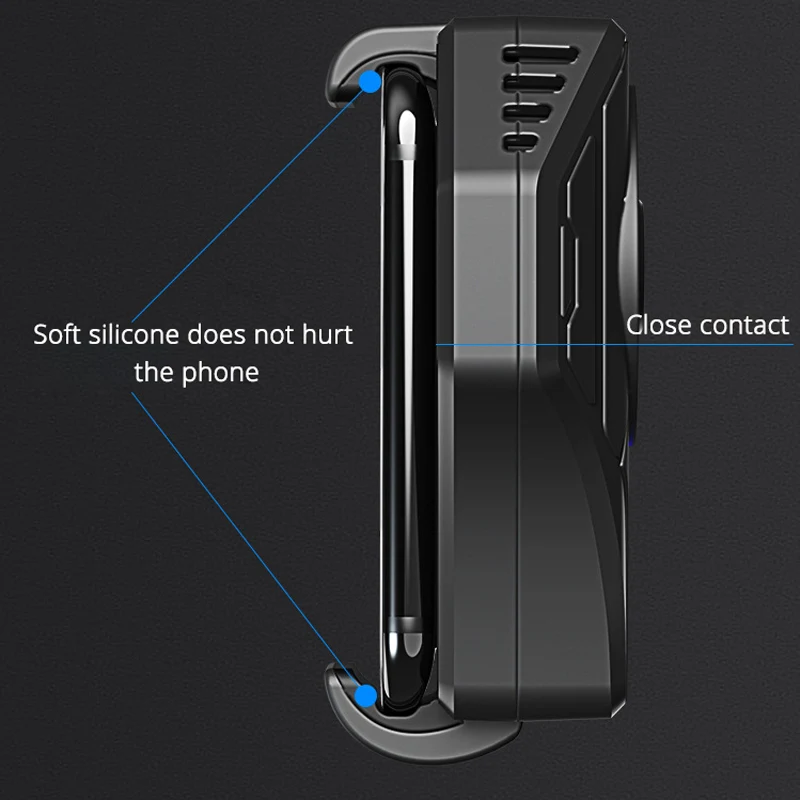  New MEMO Mobile Phone Radiator Cold Wind PUBG Controller Gamepad Cooling Fan For 67-90mm Smart Phon