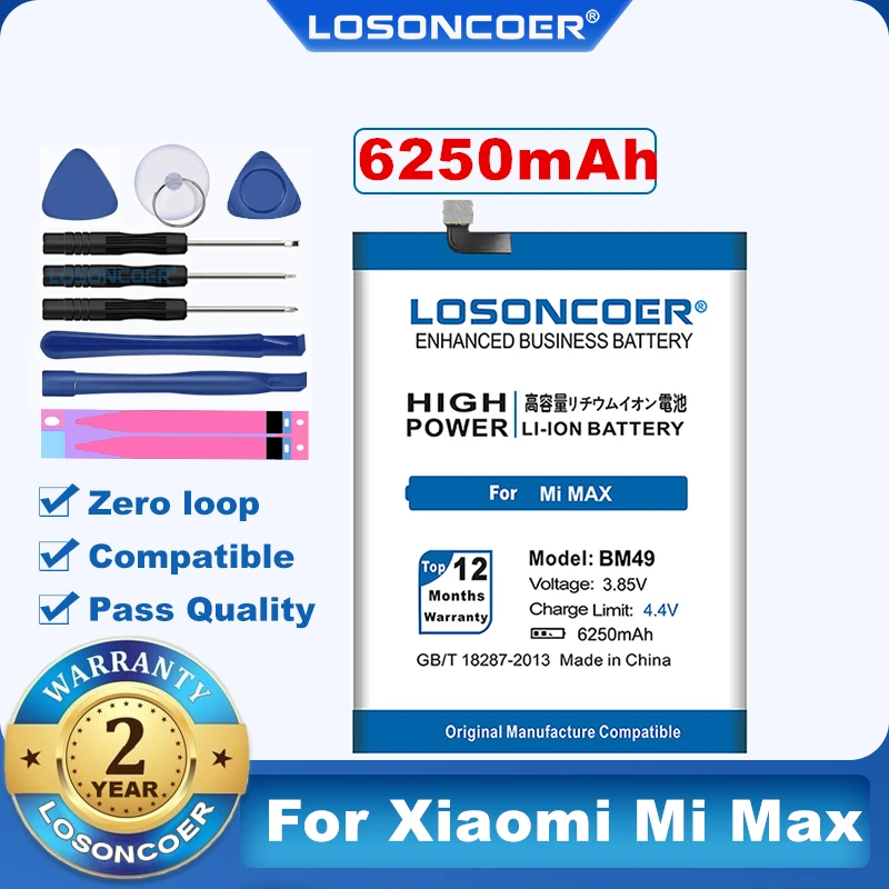 100% оригинальный высококачественный подарочный набор инструментов LOSONCOER 6250 мАч