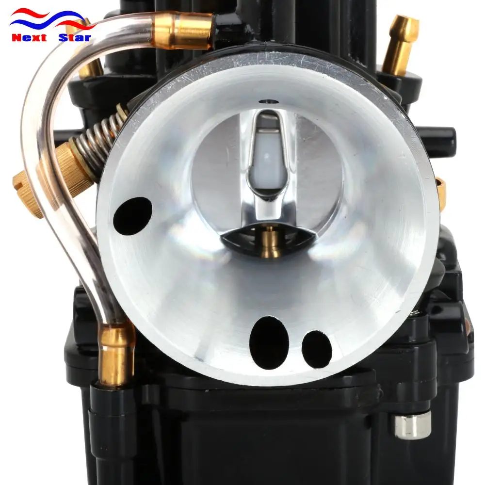 Для PWK 21 24 26 28 30 32 34 для Keihin PWK алюминиевый сплав карбюратора Carburador с power carburburador черный для гоночных Moto 50cc-250cc