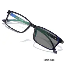 Новинка полная оправа Ретро TR90 квадратные синие Черные унисекс фотохромные брендовые дизайнерские оптические очки для чтения с коробкой FML