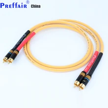 

Preffair High Performance OCC Silver Plated HiFi RCA Cable RCA To RCA Interconnector Cable Audio Extension Signal Line Aux Cable