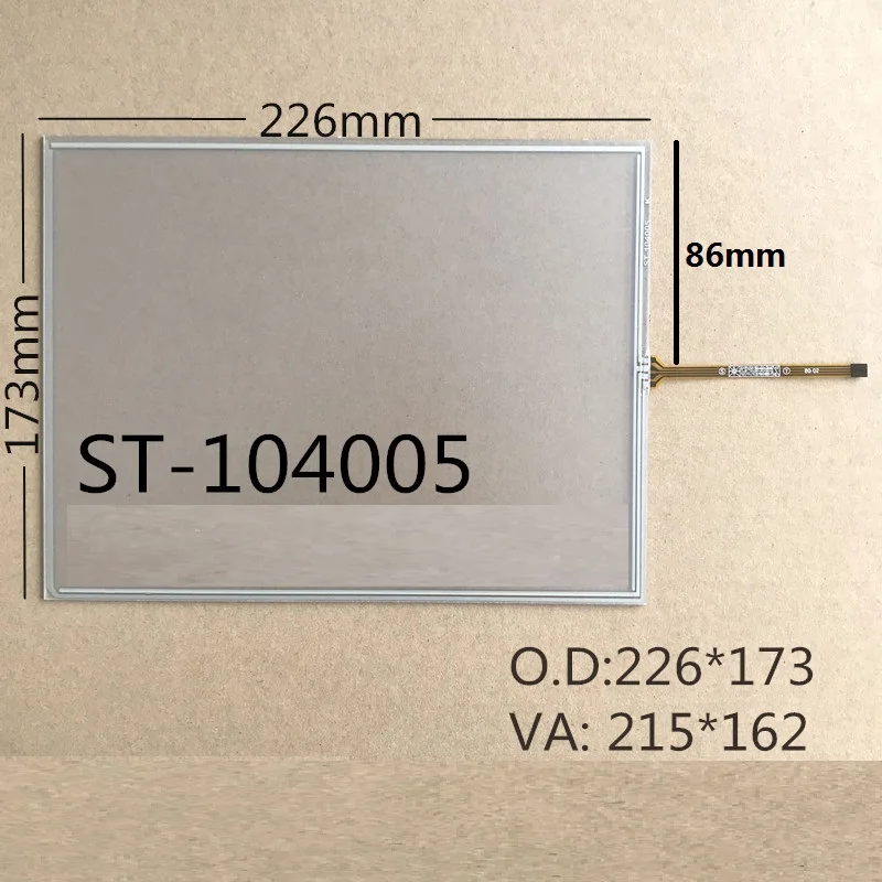Painel Digitalizador de Tela Touch de 10.4 Polegadas com Fios e 173 mm x 226 mm