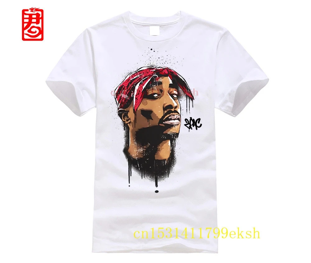

Футболка 2 Pac с мультяшным принтом, 2PAC виниловая домашняя декоративная настенная наклейка, футболка с коротким рукавом, футболка унисекс, Забавные футболки, хлопковые топы, футболка