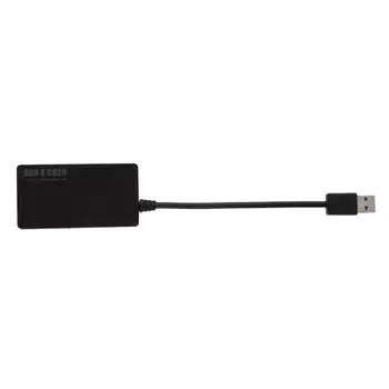 

4 Port USB 3.0 Hub 5Gbps Portable Compact For PC For Laptop Notebook ST