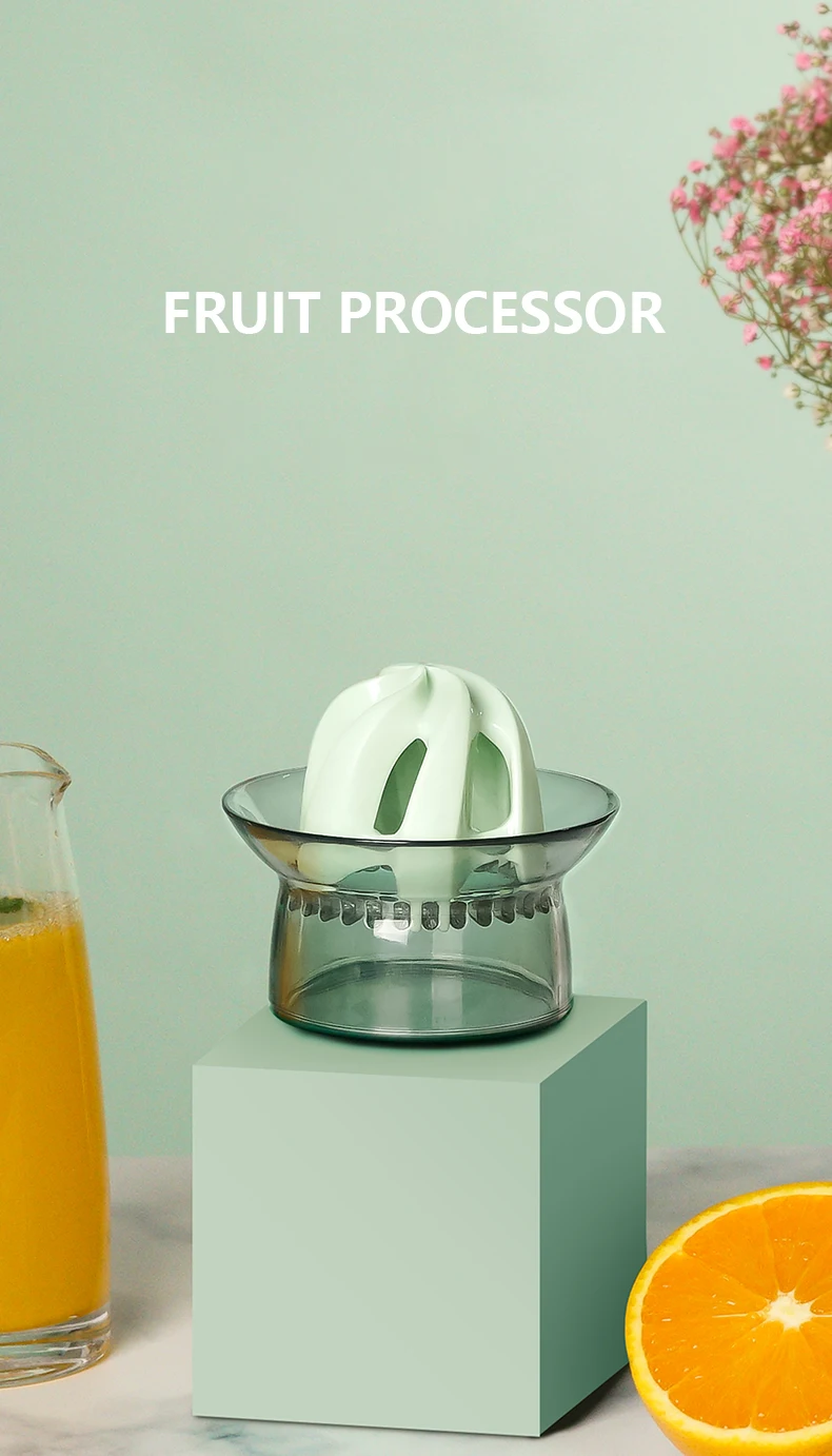 Portable Lemon Juicer Fruit Vegetable Manual Pressing Controller Blender Household Mini Juice Maker Multifunctional Kitchen Tool