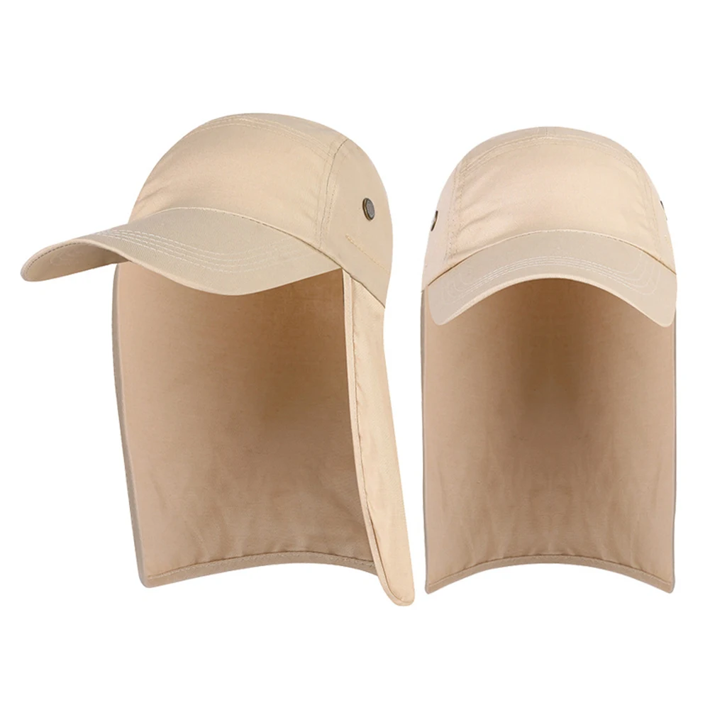 Унисекс для пеших прогулок с широкими полями УФ-защита козырек Солнцезащитные шапки для кемпинга солнцезащитный крем быстросохнущая складная шляпа для рыбалки с ушками на шее на открытом воздухе