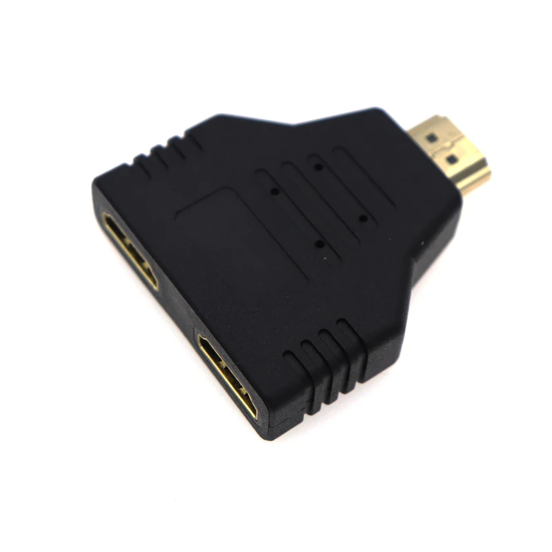 1080P 1 HDMI штекер на 2 HDMI Женский адаптер HDMI 1,4 переключатель сплиттер адаптер 1x2 видео конвертер для HDTV