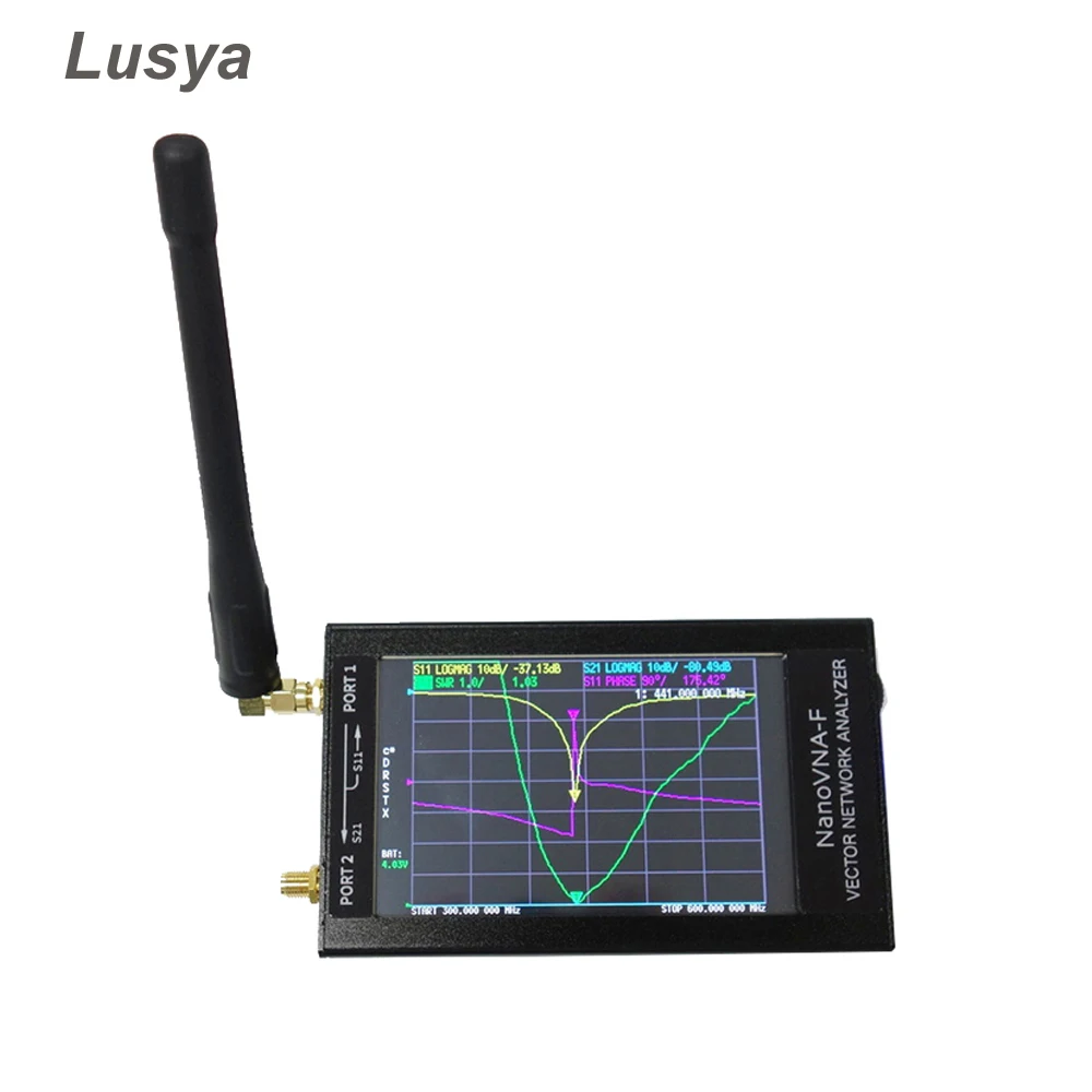 

Upgraded version NanoVNA-F 4.3 inch IPS TFT LCD HF VHF UHF UV Vector Network Analyzer 50k-1GHz Built-in 5000mA battery
