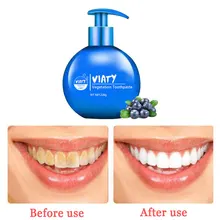 220 ml Toothpaste Whitening With Press Type Remove Stains Yellow Teeth Toothpaste Baking Soda Whitening Toothpaste