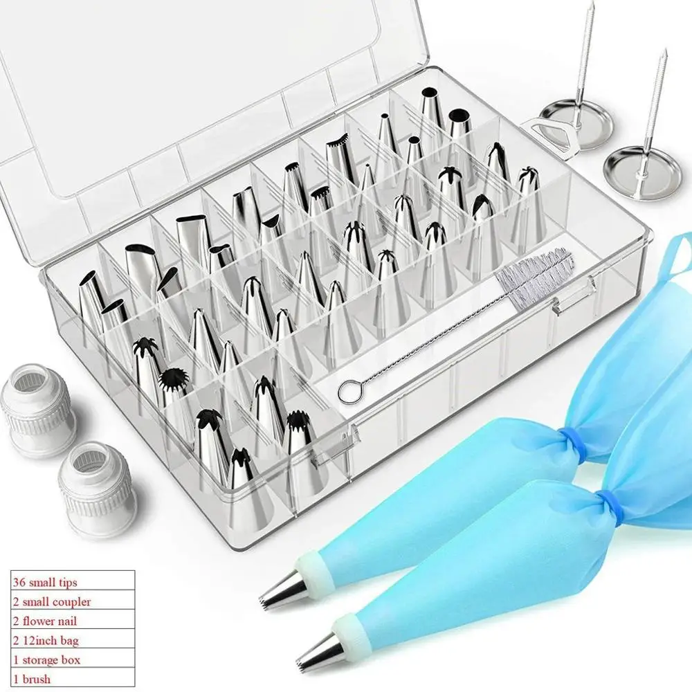 Icing Piping Nozzles Pastry Tips Cake Sugarcraft Decorating Bakery Tools Cake Decorating Tools Stainless Steel