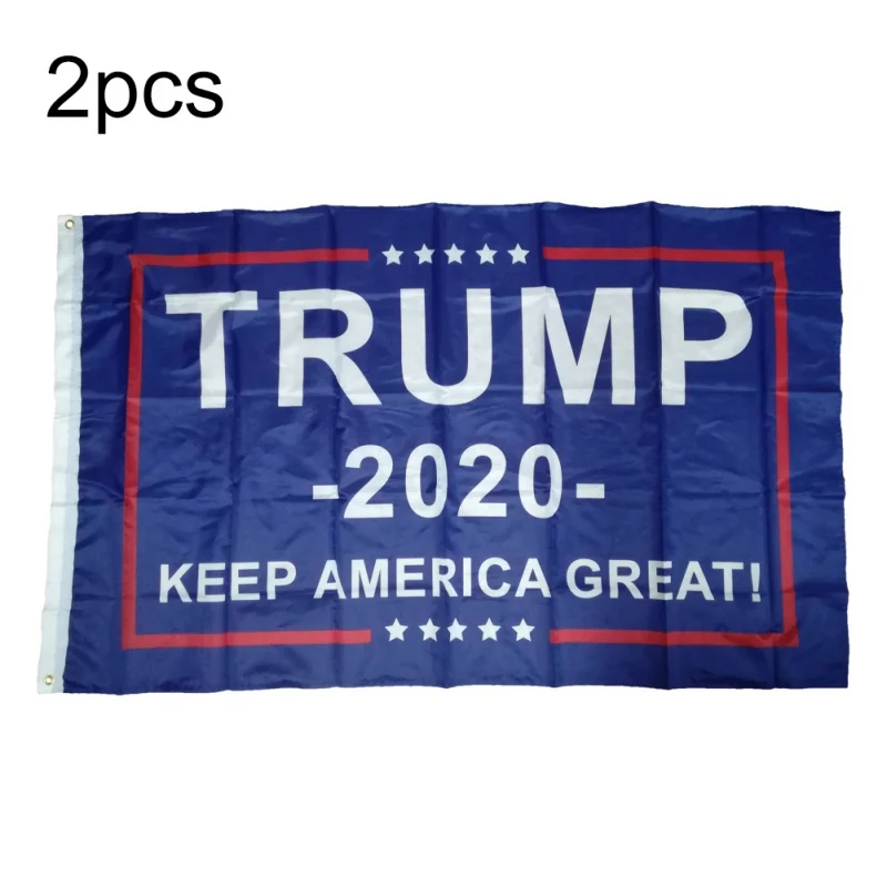 Trump Flag Printed Donald Trump Flag Keep America Great Donald For President USA 2pcs