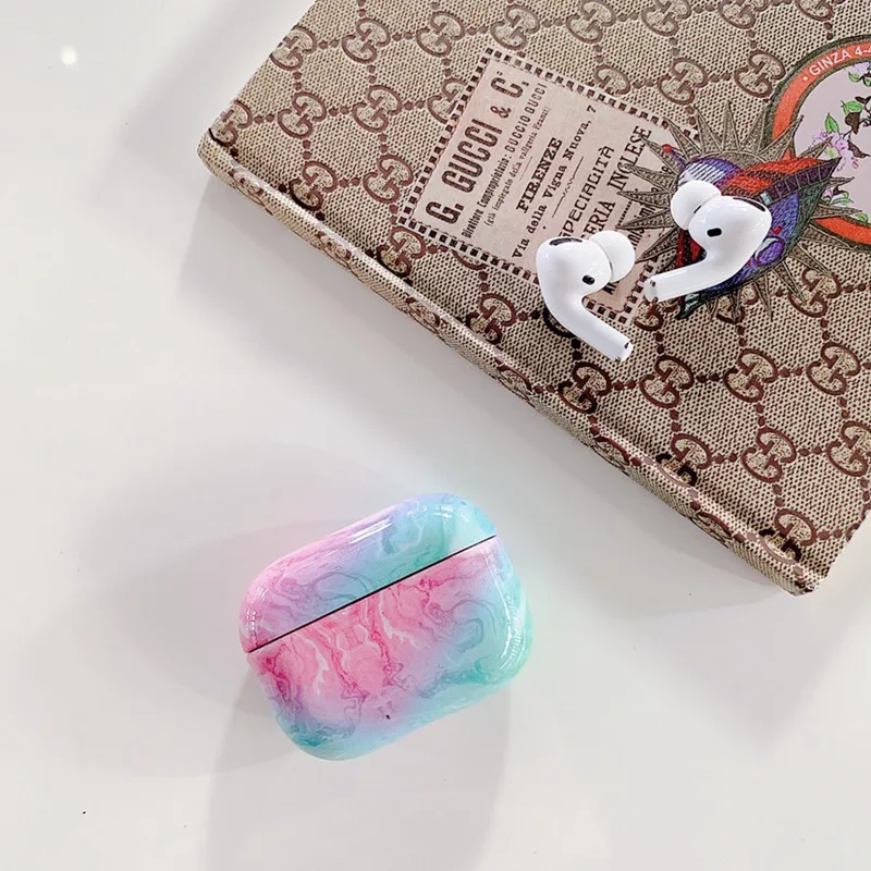22O 3D мраморный чехол для Airpods Pro Чехол беспроводной Bluetooth чехол для airpod 3 чехол для Apple Air Pods Pro Fundas Coque - Цвет: 22O