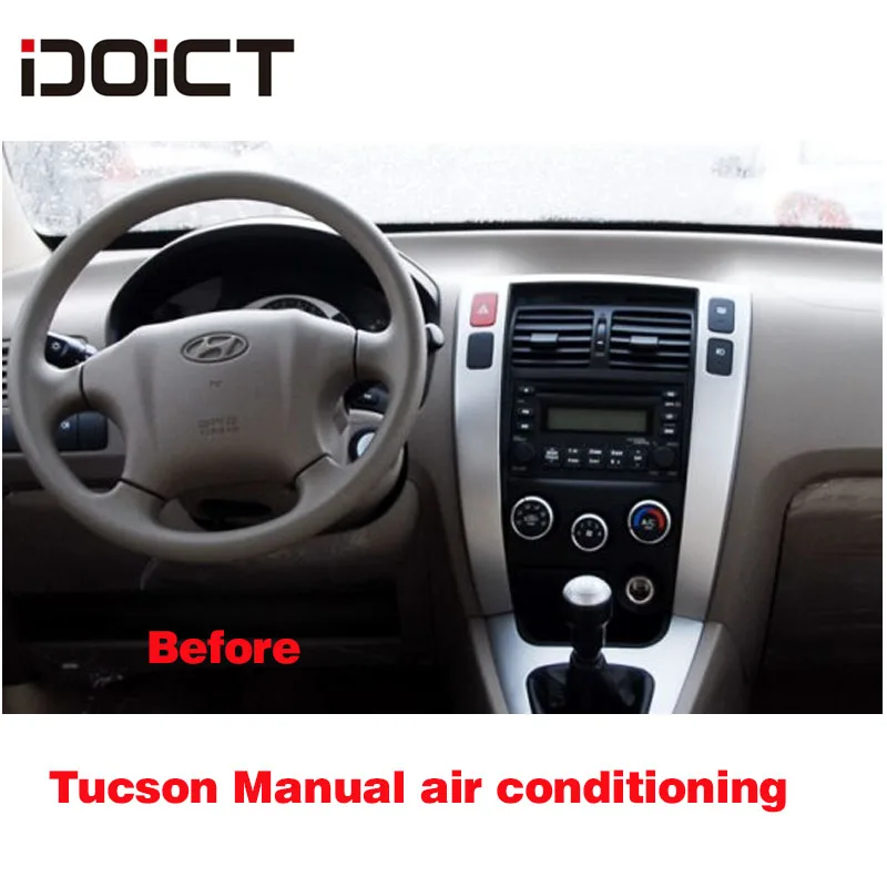 Автомобильный DVD плеер IDOICT Android 8 1 GPS навигация мультимедиа для Hyundai Tucson Radio 2006 2014