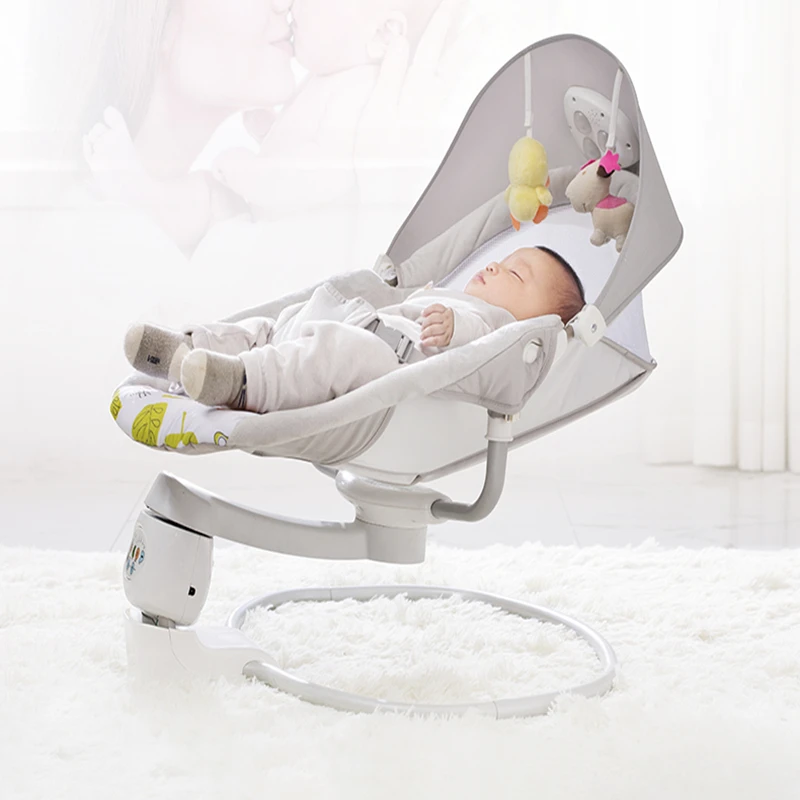 

Baby Rocking Chair Baby Electric Bassinet Rocking Chair Comfort with Baby Shaking Sound Coax Baby Artifact Coax Baby Table