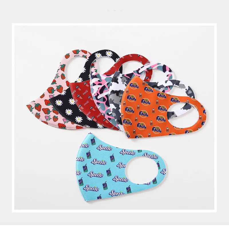 Frauen Staub Maske Atmungsaktive Baumwolle Mode Schwarz Rosa Wiederverwendbare Gesicht Maske Hohe Qualität Verschmutzung Waschbar Mund Gesicht Maske