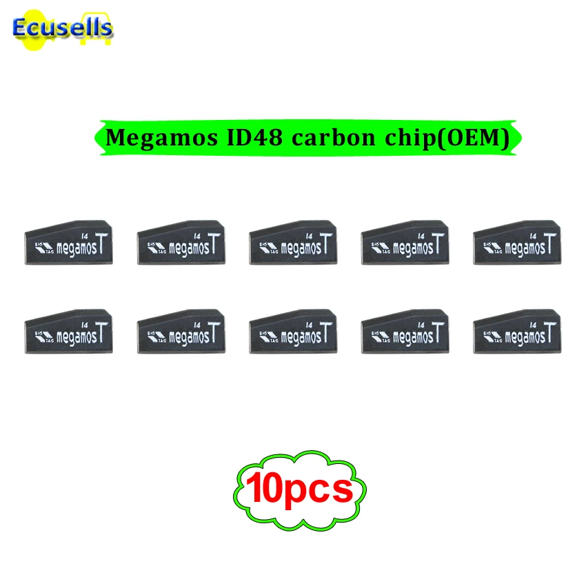10 шт./лот OEM Megamos ID48 карбоновый чип Клин чип TP08 48 чип