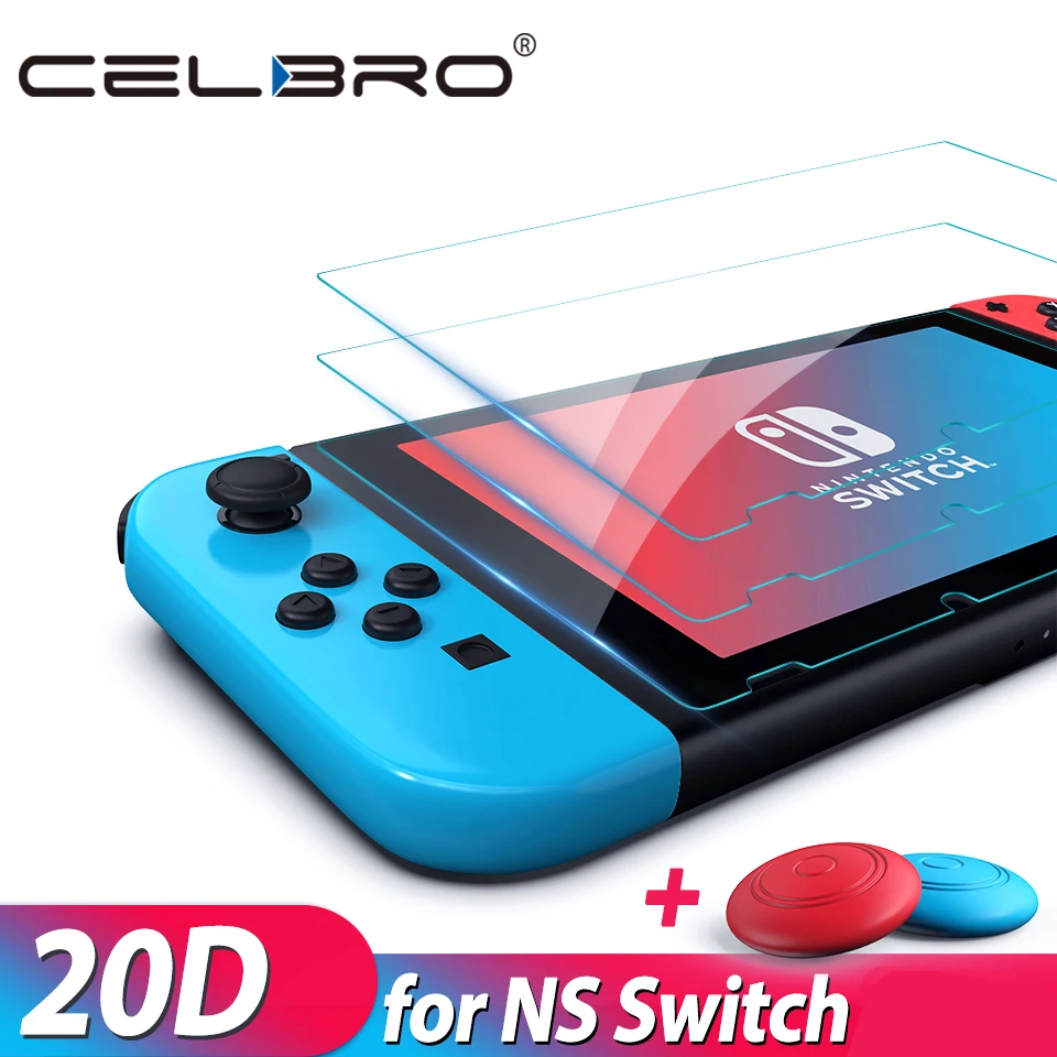 Прозрачная защитная пленка для ЖК экрана Nintendo Switch Premium из закаленного стекла