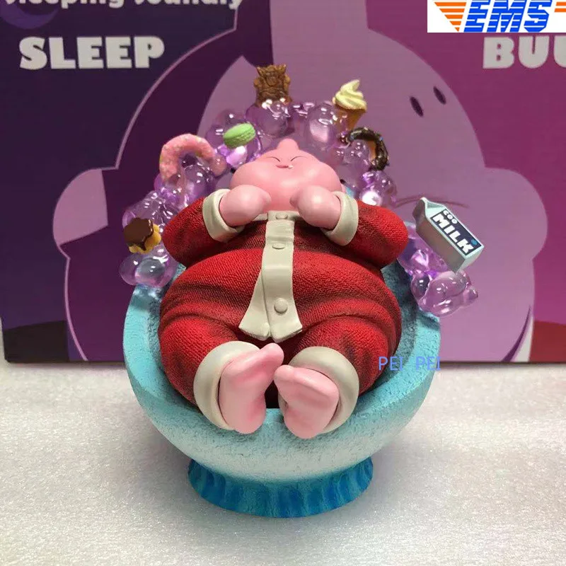 Dragon Ball Majin Buu ложиться в кровать статуя GK Смола полноразмерная портретная фигурка Коллекционная модель игрушки Q1088 - Цвет: Белый