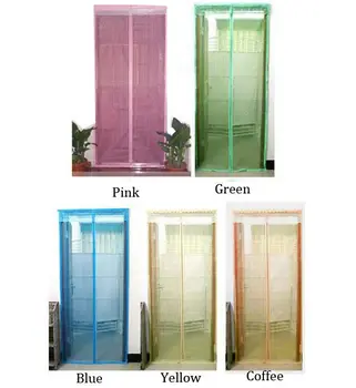 

Hands-Free Mesh Fly Screen Door Magnetic Anti Fly Mosquito Stripe Net Doors Curtain For Kitchen Living Room Restaurant