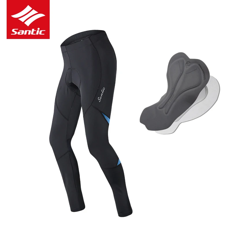 Blue Only Pants SANTIC велосипедная майка мужская с длинным рукавом комплект одежды для велоспорта Защита от солнца осенний дорожный велосипед MTB Топ Джерси Мужские штаны для верховой езды - Цвет: Blue Only Pants