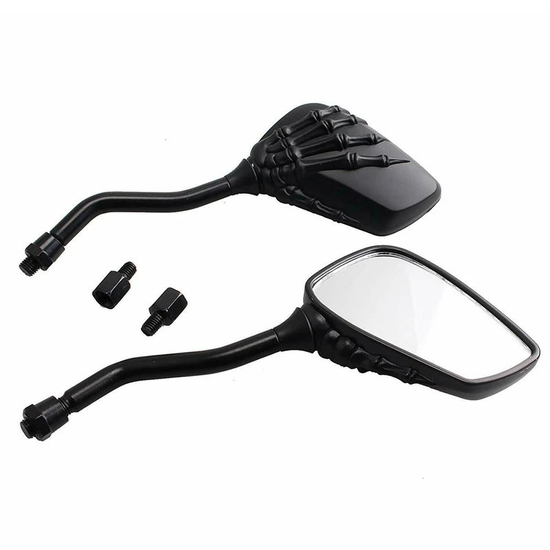 Black Long Stem Door Hinge Off Mirrors for Jeep Wrangler JL JKU JK TJ 1987
