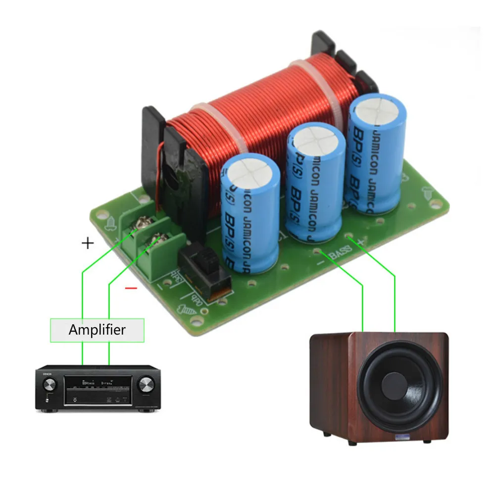 AIYIMA Pure Bass Audio Professional Subwoofer Frequency Divider Speaker Crossover Filter 6