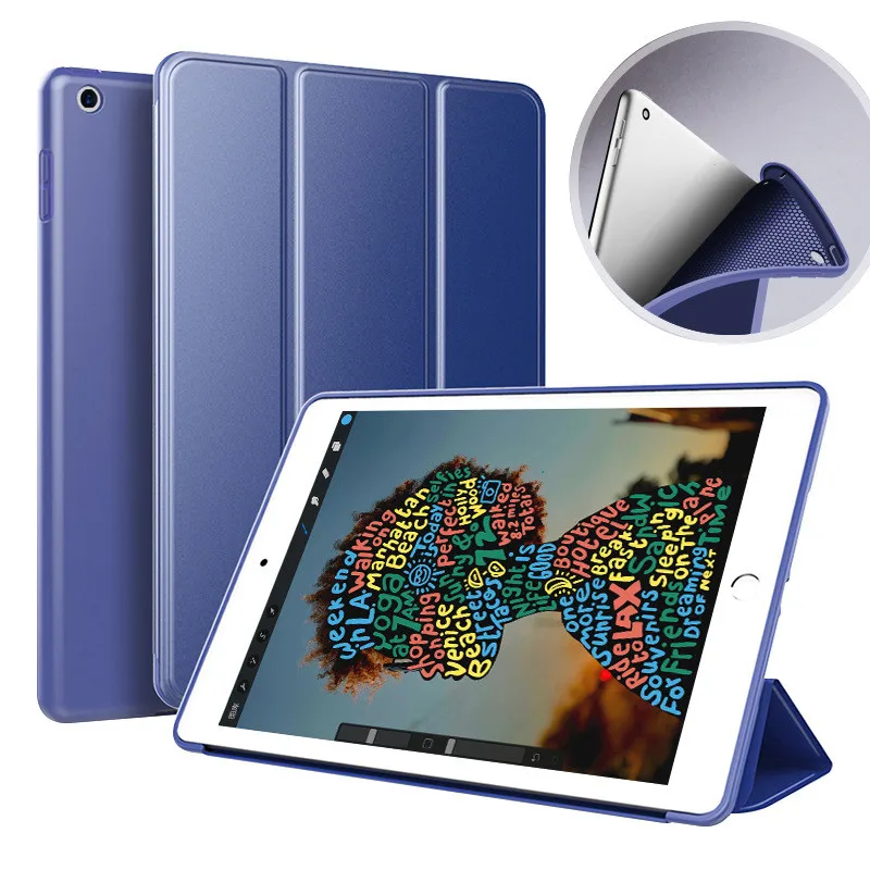 Для iPad 10,2 чехол Funda силиконовый мягкий задний Тонкий Магнитный стенд Смарт из искусственной кожи чехол для iPad 7го поколения чехол+ стилус