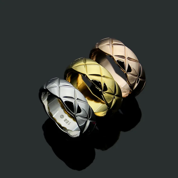 Заводская цена популярное весеннее кольцо розовое золото международная торговля широкая версия весеннее кольцо пять широкая версия весеннее кольцо