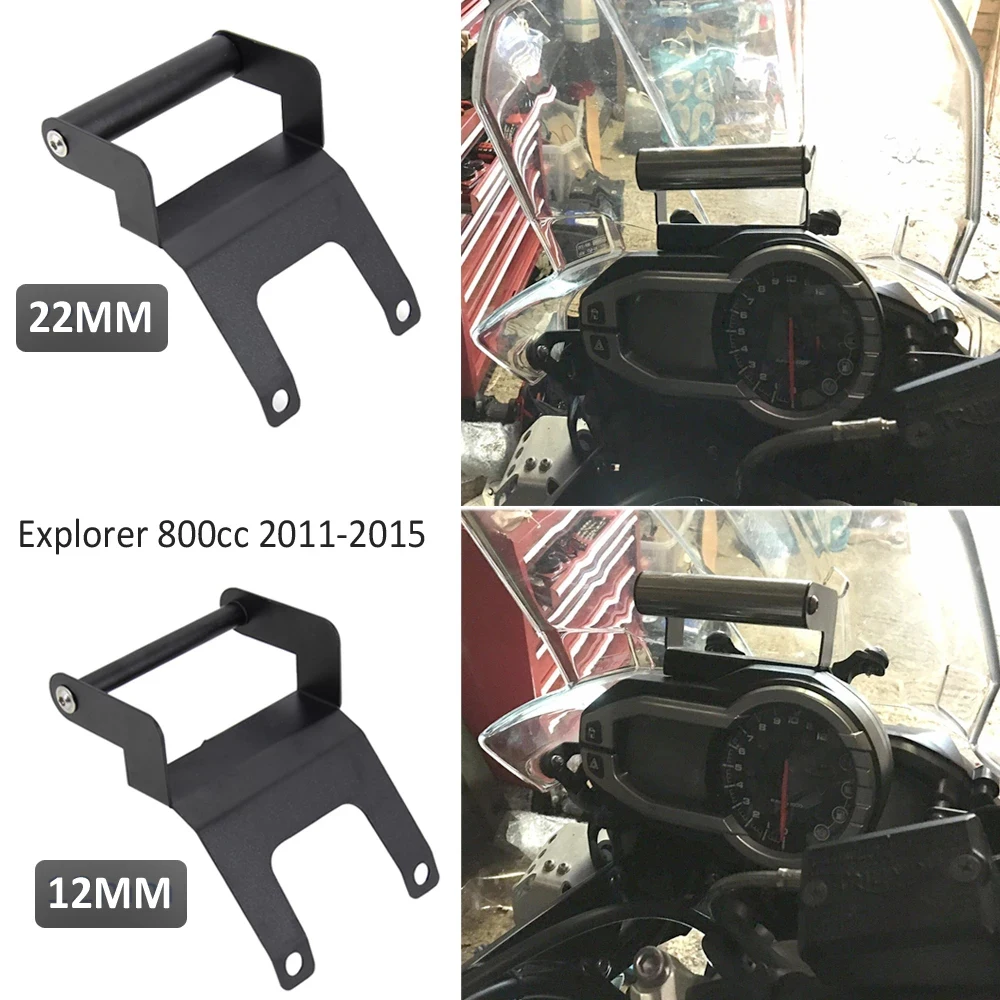 

Motorcycle Accessories GPS Mount Fit For Explorer 800cc 2011-2015 Fit For Explorer Gen 1 Phone Bracket Stand Holder