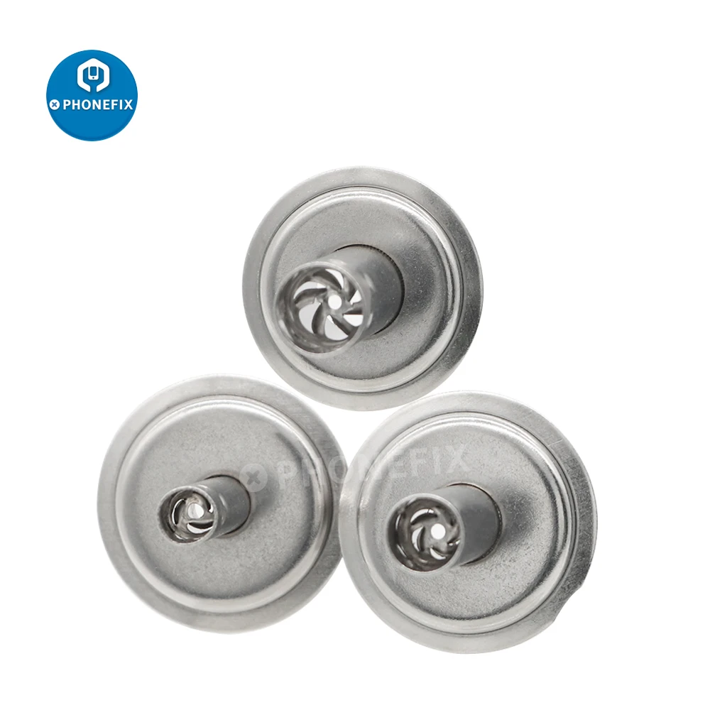 

Quick 861DW Hot Air Gun Nozzles 5/8/10MM Spiral Nozzles 45 Degree Bent Hot Air Gun Nozzles Sleeves Mouth for BGA Rework Station