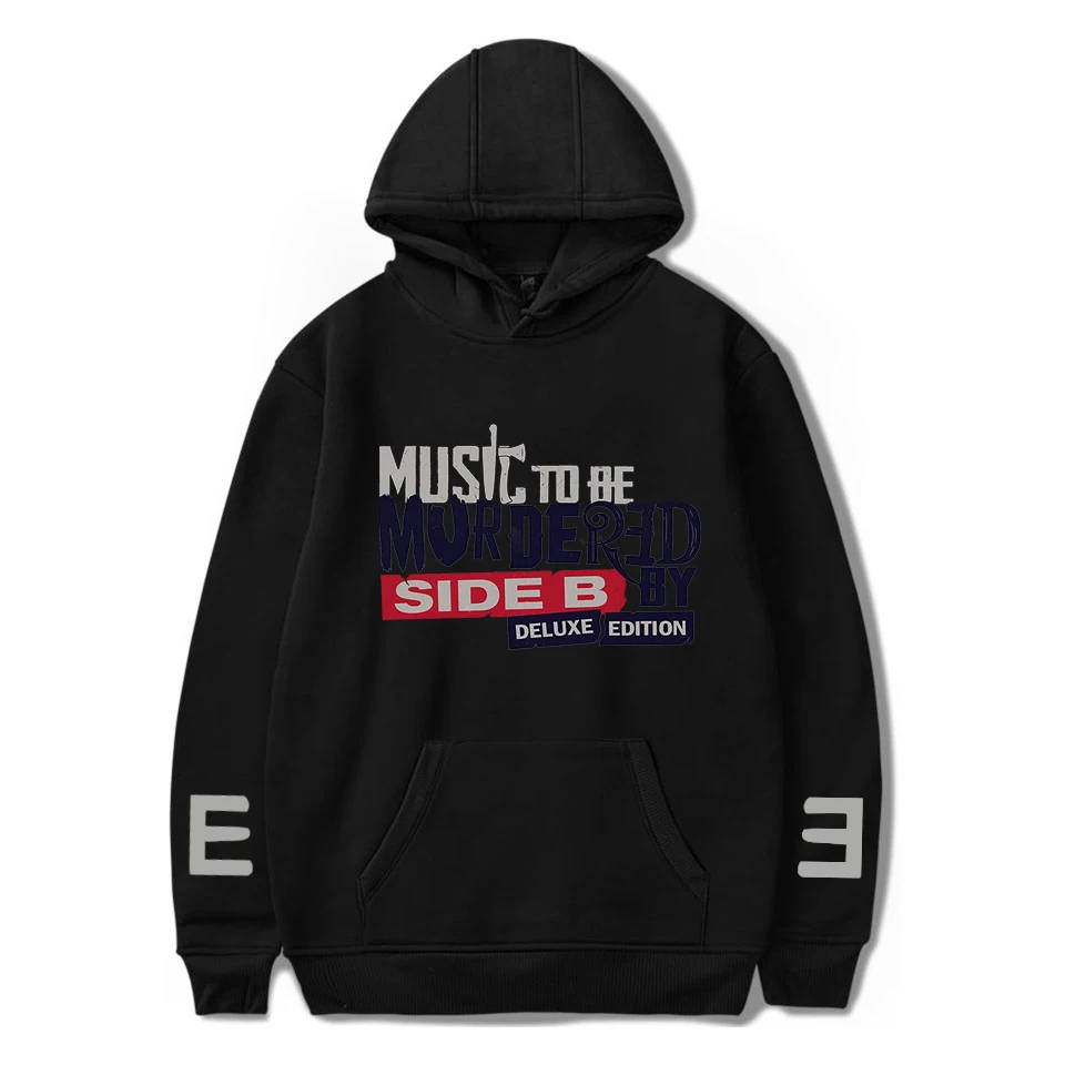 Hip Hop rapero Eminem Álbum Música para ser asesinado por el lado B (edición Deluxe) Sudadera con capucha de las mujeres/los hombres Casual Sudadera con capucha ropa