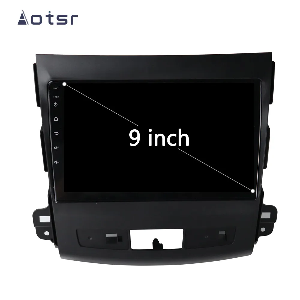 DSP Android 9,1 автомобильный dvd-плеер gps навигация для Mitsubishi Outlander 2006+ Автомобильное Стерео Радио мультимедийный плеер головное устройство видео