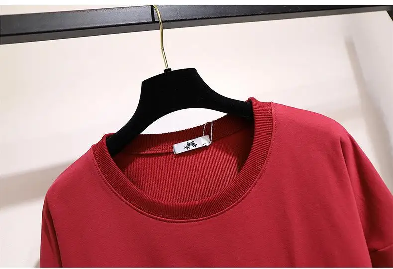 2XL-6XL плюс размер Осенняя Женская Толстовка Зимние толстовки Повседневный пуловер с напечатанными буквами длинный рукав большой свободный свитер Топы