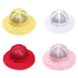 Breathable 5 цветов, дышащая шляпа-ведро, детские шапки, летние шляпы для маленьких мальчиков и девочек