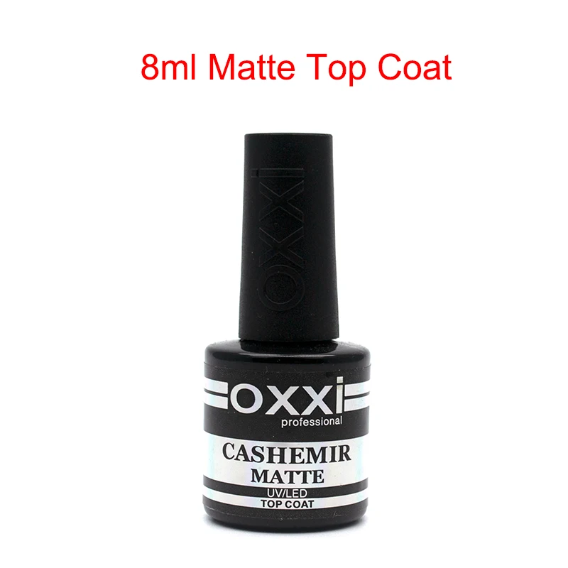 8ml matte top OXXI последняя толстая резиновая основа для ногтей пальто и верхнее покрытие 8 мл стойкий гель лак праймер Матовый для ногтей Горячая УФ гель лак - Цвет: 8ml matte top
