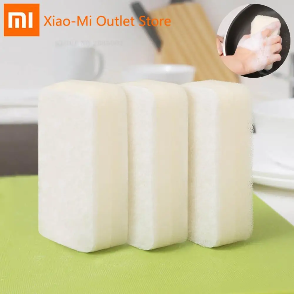 Xiaomi Youpin QUANGE трехслойная волшебная губка-щетка мульти-эффект очистки предотвращает царапины прочный разнообразное использование Кухонные Губки