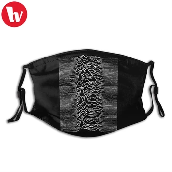 

Joy Division Mouth Face Mask Unknown Pleasures Joy Division Facial Mask Funny Kawai with 2 Filters for Adult