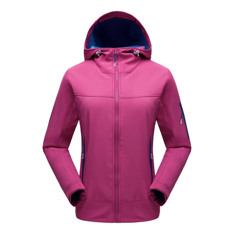Mountainskin, мужские, женские, для походов, флисовые куртки, для спорта на открытом воздухе, ветровка, для кемпинга, альпинизма, треккинга, женские, мужские пальто, VA596 - Цвет: Women Rose