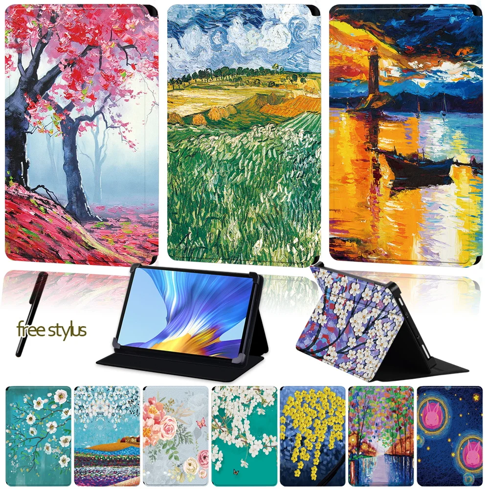 Custodia Universale Per Tablet Per Huawei Honor V6 /Matepad T8 /Matepad 10.4 "/Matepad 10.8" /Matepad Pro 10.8 "Custodia Con Motivo Stampato