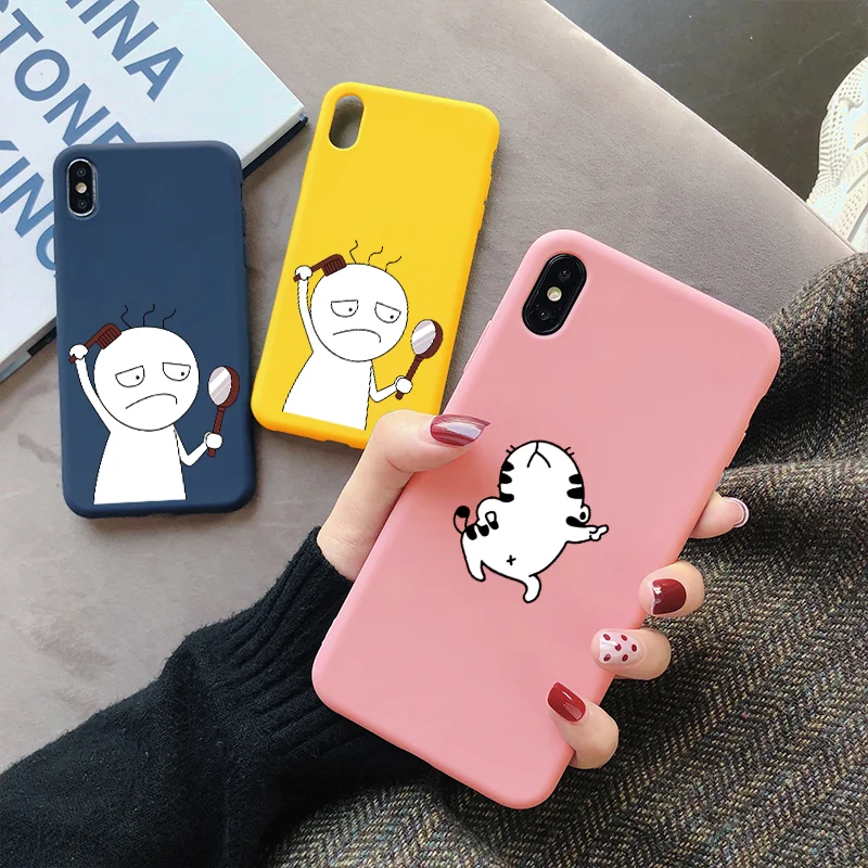 

Funny Dancing Cat Cartoon Case For Xiaomi Mi CC9e CC9 9T Pro 9 SE A1 5X 6X A2 8 Lite Redmi S2 7A 6A K20 Note 7 6 5 Pro 5A Fundas