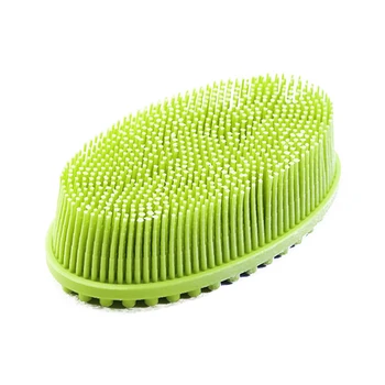 

Head Massage Silicone Bathroom Exfoliating Soft Shampoo Baby Scalp Bubbles Home Body Brush Shower Scrubber Bath Puff