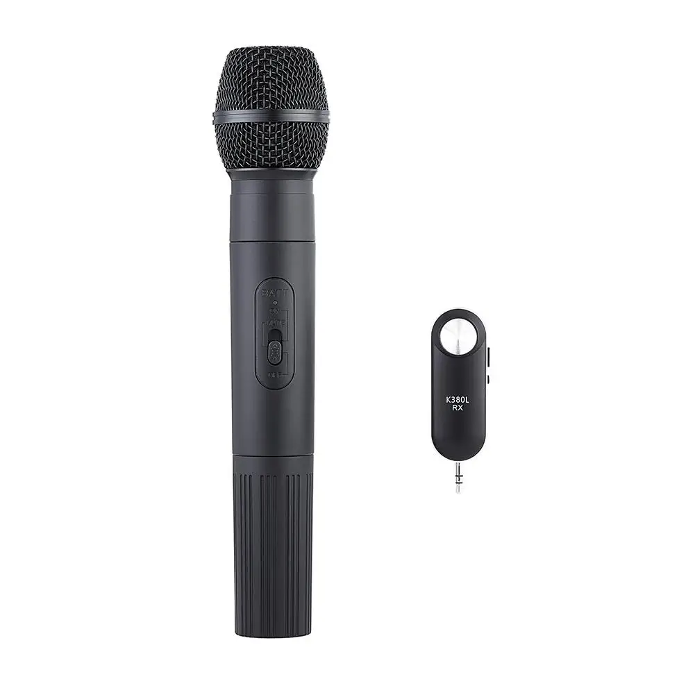 

DSstyles K380L Handheld Wireless Microphone 15M Receiving Range for Street Performance (Carton)