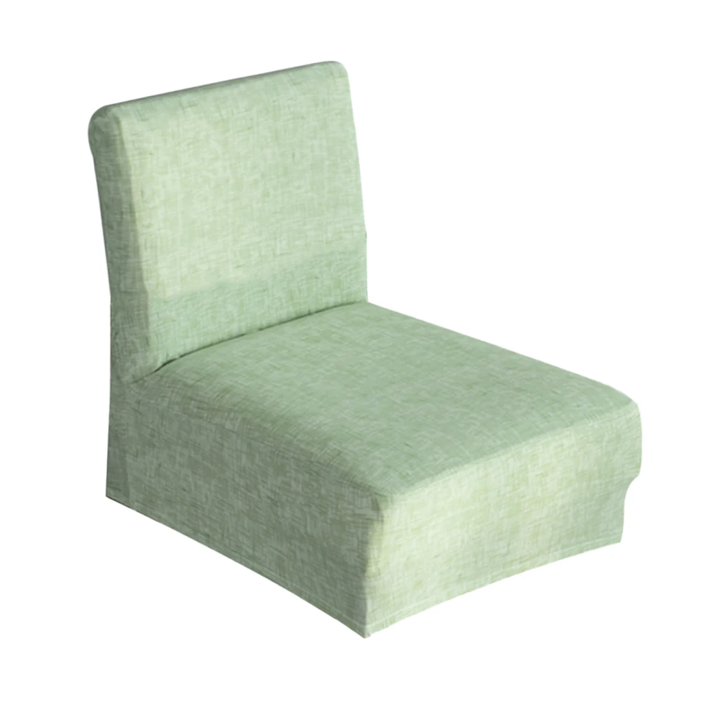 Чехлы на кресла стрейч Чехлы для низких коротких спинки стула барного стула - Цвет: Green
