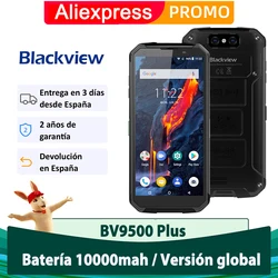 Blackview BV9500 Plus IP68 водонепроницаемый смартфон 10000 мАч аккумулятор 5,7 дюймэкран FHD 4 Гб 64 ГБ android 9,0 мобильный телефон