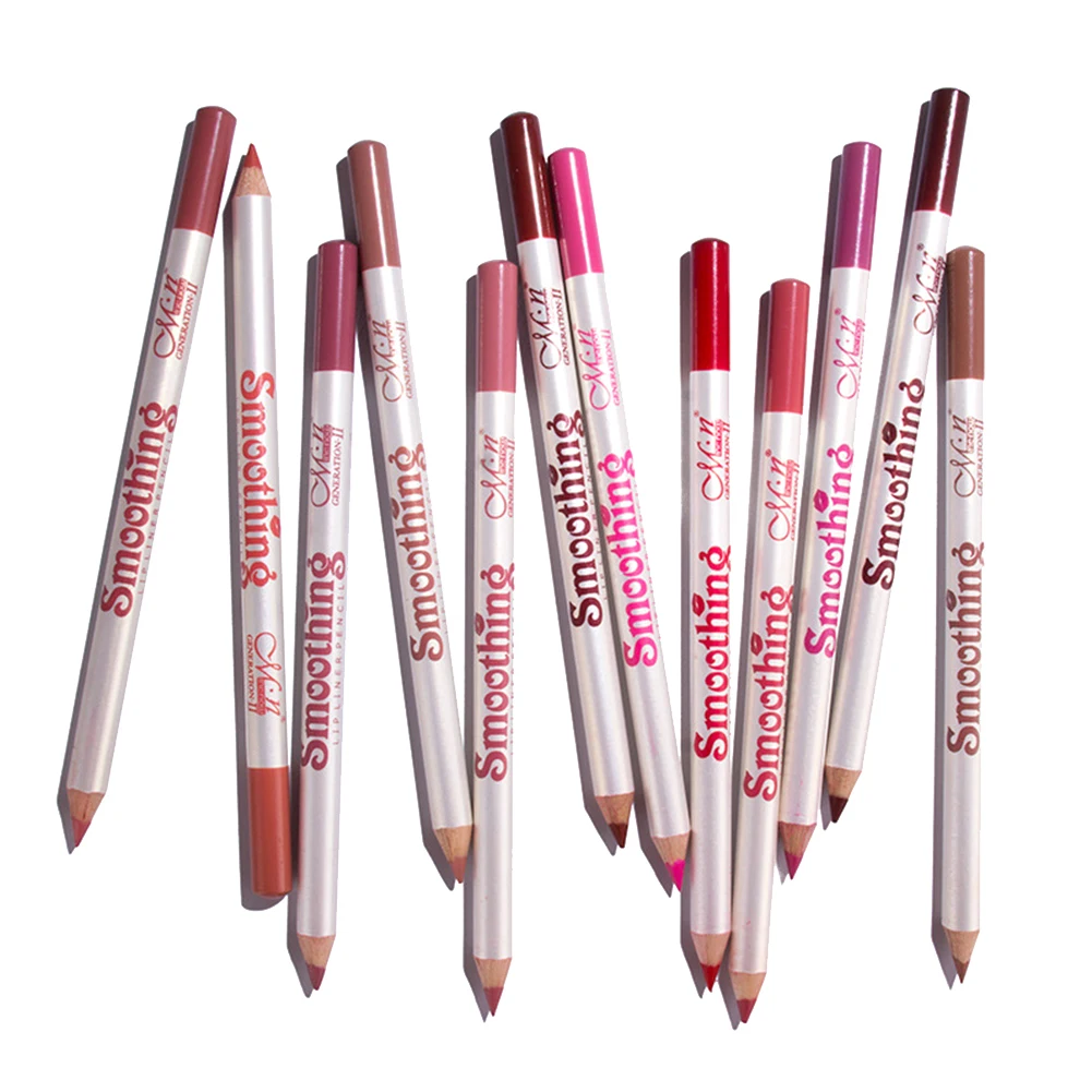 12Pcs Eyeliner Pencils Waterproof Long Lasting Women Makeup Cosmetic