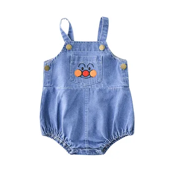 

2020 Summer Baby Bodysuits Cute Red Face Infant Wear