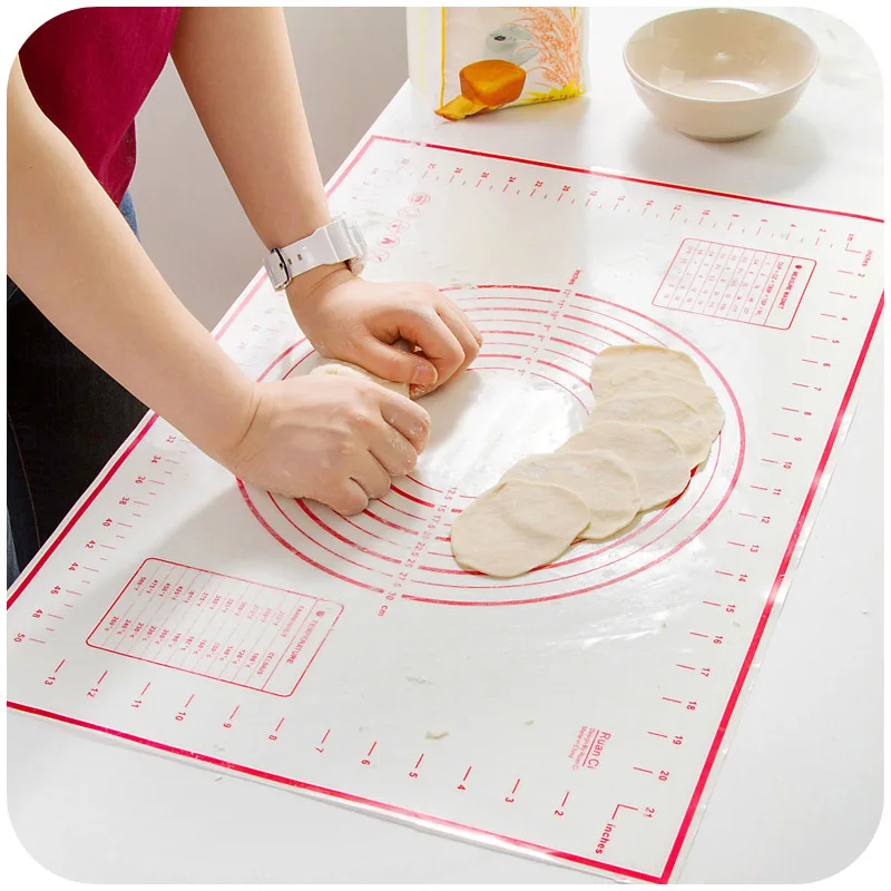  KitchenAce Kneading Mat Cake Scraper Silk Flower Dough Cutter Bakeware Accessories Baking Tools Cak