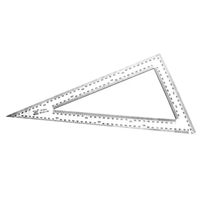 

Persian Double-Sided Metric Stainless Steel Triangle Ruler 12X25-20*40 Cm