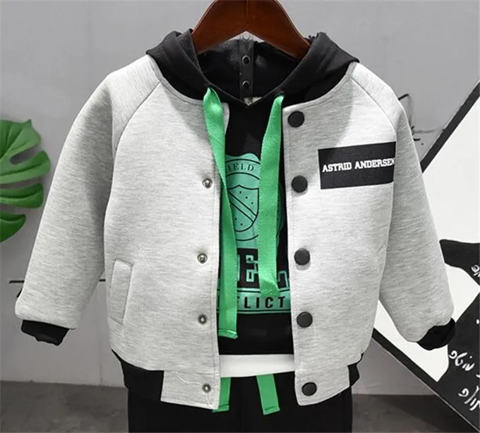 Джинсовая куртка для маленьких мальчиков; одежда для малышей; пальто для мальчиков и девочек; ветровка с рисунком; детская куртка; Весенняя детская верхняя одежда; пальто - Цвет: Jacket