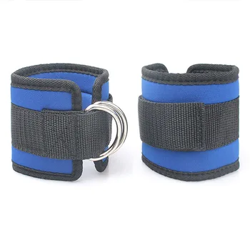 1Pcs Fitness Verstelbare D-Ring Enkelbandjes Voet Ondersteuning Enkel Protector Gym Been Training Met Gesp Sport Voeten guard